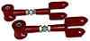 625R Adjustable Rear Upper Control Arms w/ Poly Bushings, 1968-1972 GM A-Body [Red] - image 1