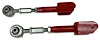 626R Adjustable Rear Upper Control Arms w/ Del-Sphere Joints, 1964-1967 GM A-Body [Red] - image 1