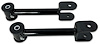 631B Rear Upper Control Arms w/ Polyurethane Bushings, 1971-1996 GM B-Body [Black] - image 1