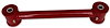 651-6566R Rear Upper Control Arm w/ Polyurethane Bushings, 1965-1966 Chevy B-Body [Red] - image 1