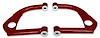 742-DELR Tubular Front Upper A-Arms w/ Delrin Bushings, 1993-2002 GM F-Body [Red] - image 1