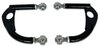 743-4130B Tubular 4130N Front Upper A-Arms w/ Rod Ends, 1993-2002 GM F-Body [Gloss Black] - image 3