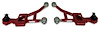 745R Tubular Front Lower A-Arms w/ Pivot Joints, 1993-2002 GM F-Body [Bright Red] - image 1