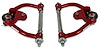 756R-K5208 Tubular Front Upper A-Arms w/ Poly Bushings, GM G-Body & S-10 [Bright Red] - image 1