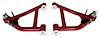 781-F-DELR Tubular Front Lower A-Arms w/ Delrin Bushings, 1982-1992 GM F-Body [Red] - image 1