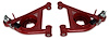 782-FMRR Tubular Front Lower A-Arms w/ Poly Bushings, 1982-1992 GM F-Body [Bright Red] - image 1
