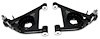 782-S-DELB Tubular Front Lower A-Arms w/ Delrin Bushings, 1982-2004 GM S-10 (2WD) [Black] - image 1