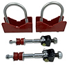 901-SEL-325R Rear Sway Bar Mounting Kit, 3.25 in. Axle Tube Dia., 1982-2002 GM F-Body [Red] - image 1
