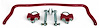 921-325R Pro-Series Rear Drag Sway Bar, 3.25 in. Axle Tubes, 1982-2002 GM F-Body [Red] - image 1