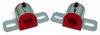 923-REARR 1.00 in. Solid Rear Sway Bar, Poly End Links, 1982-2002 GM F-Body [Bright Red] - image 3