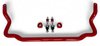923T-SELR Front & Rear Sway Bars Set, Spherical End Links, 1982-1992 GM F-Body [Red] - image 2