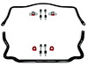 923TB Front & Rear Sway Bars Set, Poly End Links, 1982-1992 GM F-Body [Gloss Black] - image 1