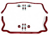 923TR Front & Rear Sway Bars Set, Poly End Links, 1982-1992 GM F-Body [Bright Red] - image 1