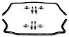 924-SELB Front & Rear Sway Bars Set, Spherical End Links, 1993-2002 GM F-Body [Black] - image 1