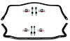 924B Front & Rear Sway Bars Set, Poly End Links, 1993-2002 GM F-Body [Gloss Black] - image 1