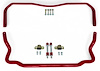 925TR Front & Rear Sway Bars Set, Poly End Links, 1978-1988 GM G-Body [Bright Red]