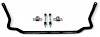 926-FRONTB 1-5/16 in. Solid Front Sway Bar, Poly End Links, 1964-1977 GM A-Body [Gloss Black] - image 1