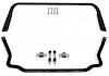 927-7790B Front & Rear Sway Bars Set, Poly End Links, 1977-1990 GM B-Body [Gloss Black] - image 1