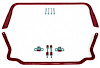 927-9196R Front & Rear Sway Bars Set, Poly End Links, 1991-1996 GM B-Body [Bright Red] - image 1