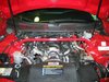 964-4130R Tubular Shock Strut Tower Brace, 4130N Chrome Moly, 1993-2002 GM F-Body [Red] - image 4