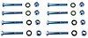 981-2 Rear Upper & Lower Control Arms Mounting Hardware Bolts Nuts & Washers Kit - image 1