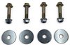 D09-1500-REL Tubular Rear Sway Bar End Links, Factory Ride Height, Fits Select Dodge Ram 1500 4x4, Gloss Black - image 3