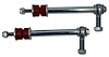 D98-02-FEL-2 Spherical Front Sway Bar End Links 1998-2001 Dodge Ram 1500 & 1998-2002 Dodge Ram 2500 & 3500, Red Bushings - image 1