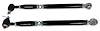 GTO-209B Tubular Adjustable Rear Toe Rods, 2004-2006 Pontiac GTO [Gloss Black]