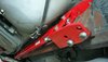 399-D60-4130R Adjustable Torque Arm, Trans. Mounted, Dana 60, 1982-2002 GM F-Body [Bright Red] - image 2
