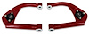 742-4130-DELR-K6462 Tubular 4130 Front Upper A-Arms w/ Delrin Bushings, 1993-2002 GM F-Body [Red] - image 1