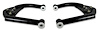 742-DELB-K6462 Tubular Front Upper A-Arms w/ Delrin Bushings, 1993-2002 GM F-Body [Black] - image 1