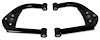 742-4130B-K6462 Tubular Front Upper A-Arms w/ Poly Bushings, 1993-2002 GM F-Body [Gloss Black]