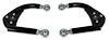 743-4130B-K6462 Tubular Front Upper A-Arms w/ Rod Ends & BJ, 1993-2002 GM F-Body [Gloss Black] - image 1