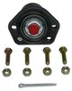 756-DELR-K5208 Tubular Front Upper A-Arms w/ Delrin Bushings, GM G-Body & S-10 [Bright Red] - image 2