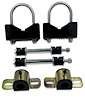 901-300B-24MM Rear Sway Bar Mounting Kit, 2.75 in.-3.00 in. Axle Tube Dia., 82-02 GM F-Body [Black] - image 1