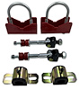 901-SEL-300R-23MM Rear Sway Bar Mounting Kit, 2.75 in.-3.00 in. Axle Tube Dia., 82-02 GM F-Body [Red] - image 1