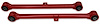 D09-1500-208R Rear Lower Control Arms w/ Rubber Bushings, Select Dodge Ram 1500 [Red]
