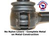 TRE1T-875-18L Full Metal Jacket 1-Ton Tie Rod End, w/ 7/8 in.-18 LH Threads - image 3