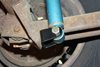 LSM-125-SBS-500 No-Bind Rear Lower Shock Relocation Mounting Brackets w/ Bolt Sleeves - image 2