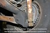LSM-125-SBS-500 No-Bind Rear Lower Shock Relocation Mounting Brackets w/ Bolt Sleeves - image 3