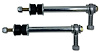 D98-02-FEL-2-BL Spherical Front Sway Bar End Links 1998-2001 Dodge Ram 1500 & 1998-2002 Dodge Ram 2500/3500, Black Bushings - image 1