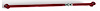 FG-104-6774-4130R Tubular Adjustable Rear Panhard Track Bar Fits Select 1967-1974 Ford, Mercury Models, Bright Red - image 1