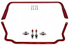 927-7790-SELR Front & Rear Sway Bar Set, Spherical End Links, 1977-1990 GM B-Body [Bright Red] - image 1