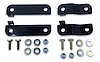 JK-FRBLBK1 Front & Rear Brake Line Relocation Brackets, Fits 2007-2018 Jeep Wrangler JK w/ Lifted Suspension