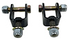 LSM-125-500 No-Bind Rear Lower Shock Relocation Mounting Brackets - image 1