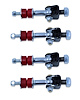 SEL-F3K1 Front & Rear Spherical Sway Bar End Links Kit, 1982-1992 GM F-Body Camaro & Firebird, Red Bushings - image 1
