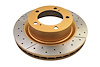 Street Series Drilled/Slotted Brake Disc, 07+ Toyota Landcruiser 200 Series - image 1