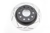 Street Series T2 Slot Brake Disc, 10-14 VW Golf GTI (Mk6) Street T2 Slotted - image 2