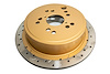 Rear Drilled & Slotted 4000 Series Rotor, 05-08 Subaru Outback - image 1