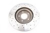 4000 Series Drilled/Slotted Brake Disc, 03-05 Evo 8/9 - image 2